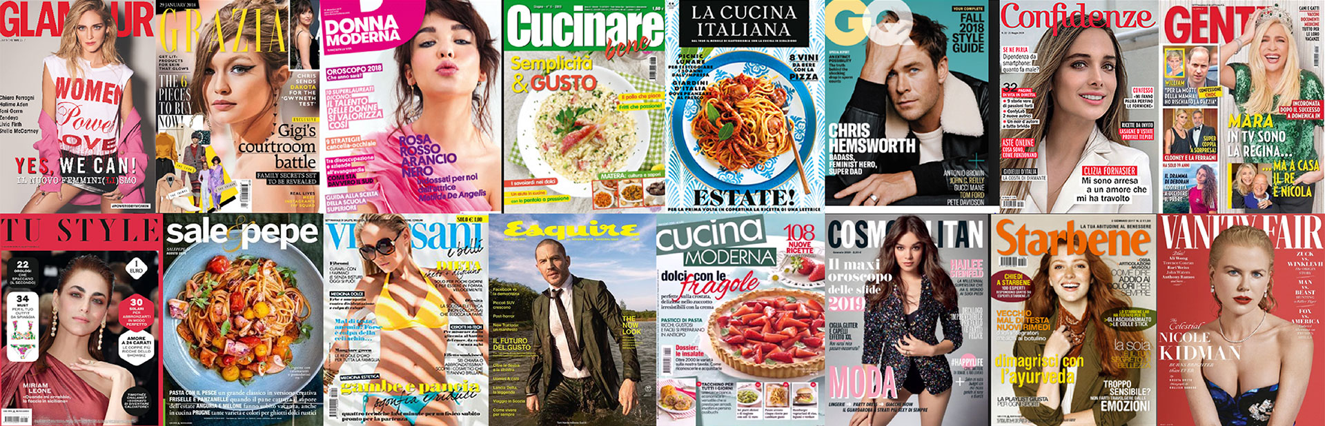 Italy magazine covers