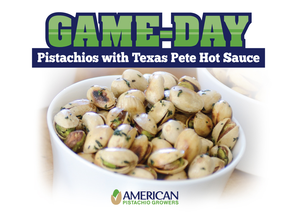 American Pistachio Nuts with Texas Pete Hot Sauce by Chef Grant MacPherson