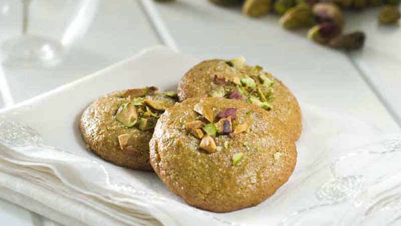 Gluten-free Pistachio Cookies by Carol Kicinski