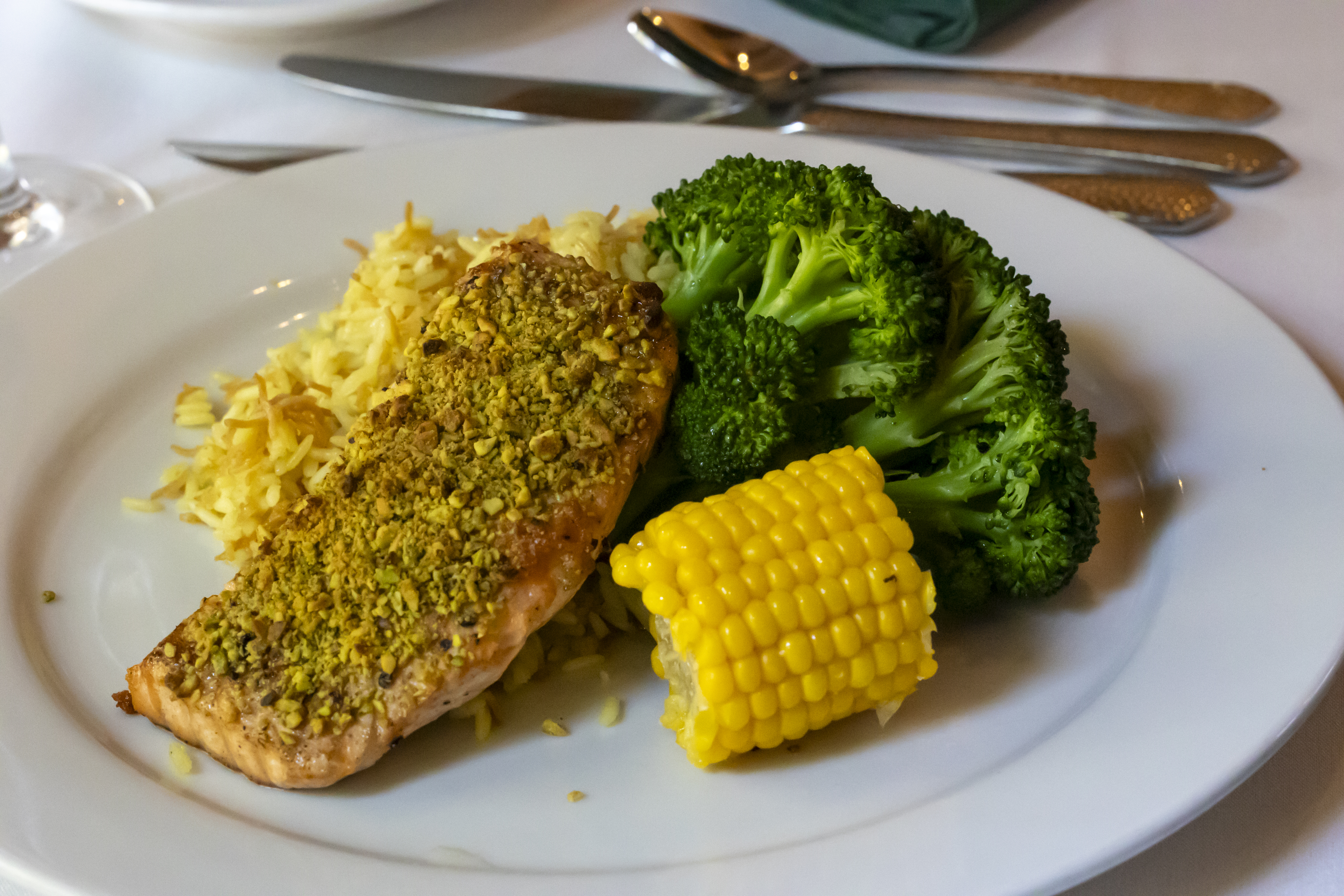 Pistachio Crusted Salmon