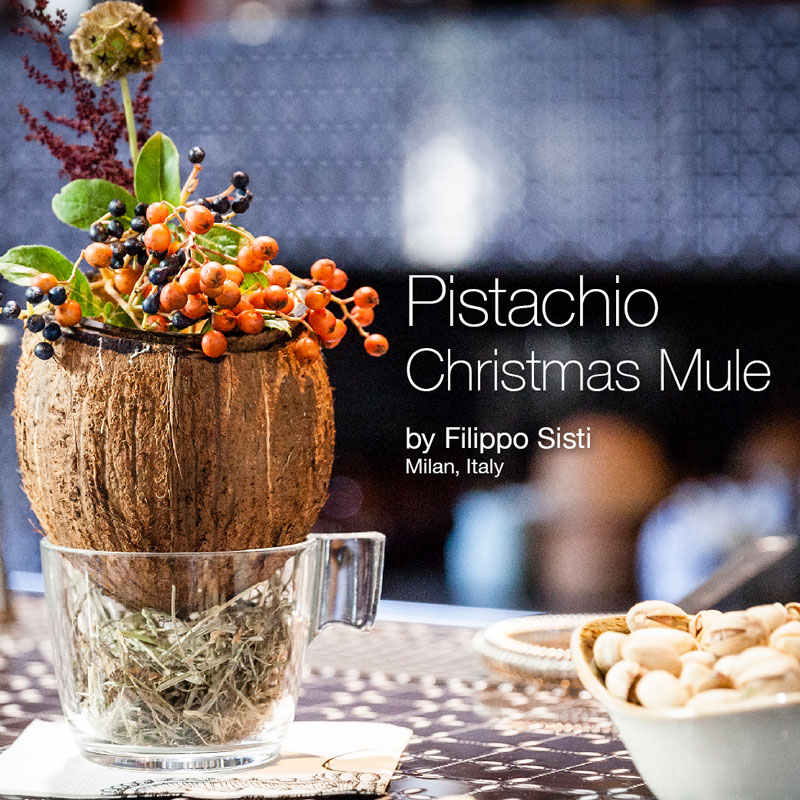 Holiday Recipes - Pistachio Christmas Mule