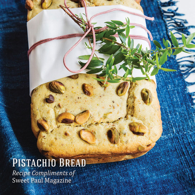 Holiday Recipes - Pistachio Bread