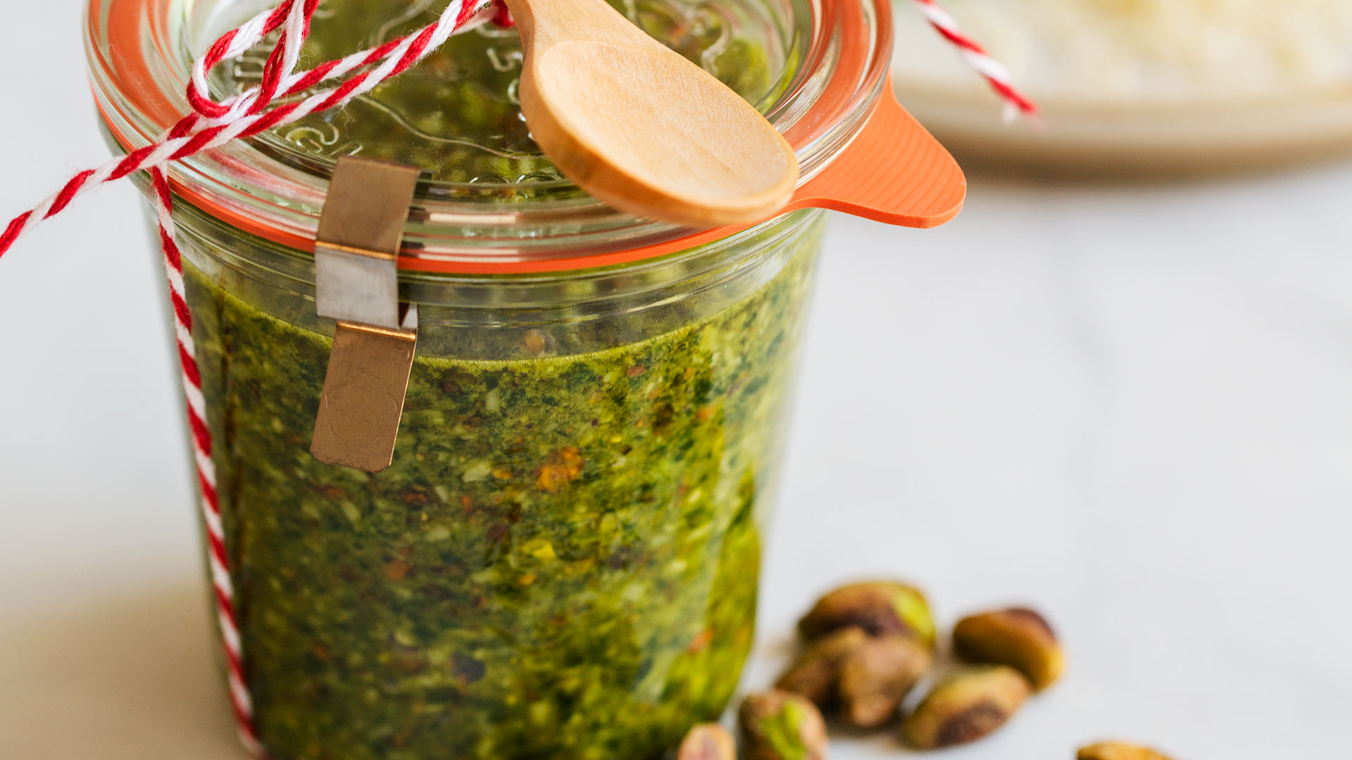 Pistachio Pesto with Basil and Spinach