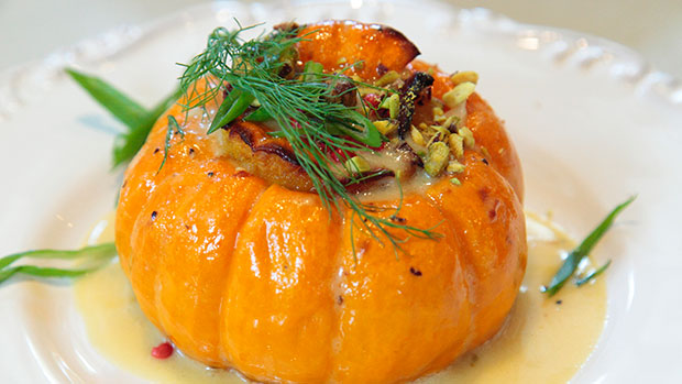 Roasted Whole Baby Pumpkins | American Pistachio Growers