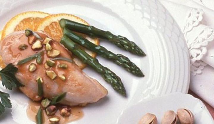 CHICKEN WITH AMERICAN PISTACHIO SAUCE