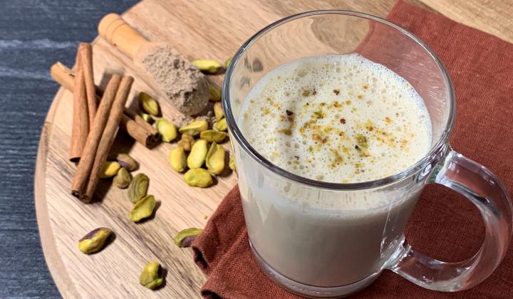 Pistachio Milk Chai Spiced Latte 