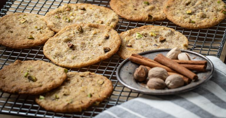 Pistachio Autumn Cookies